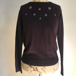 LOFT sequin sweater